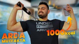 Arda Mutfakta: KİLO ALDIRAN SHAKE TARİFİ! (1000 KALORİ)