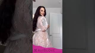 Lace Floral Kimono Robe Try on Haul | Avidlove