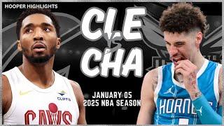 Cleveland Cavaliers vs Charlotte Hornets Full Game Highlights | Jan 5 | 2025 NBA Season