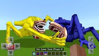 Super Shin Sonic vs Shin Sonic Mod ADDON UPDATE in MINECRAFT PE