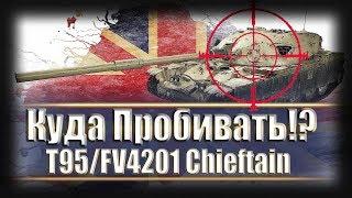 Куда пробивать T95/FV4201 Chieftain  ● Обзор брони и уязвимых мест