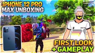 IPHONE 12 PRO MAX UNBOXING || FIRST MATCH GAMEPLAY BY KILLER FF