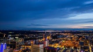 Timelapse from Main Tower (Skyscraper) - Frankfurt am Main, Germany