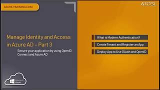 Manage Identity and Access in Azure AD – Part 3:  Secure Application Using OpenID Connect & OAuth2.0