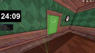 DOORS THE BACKDOOR + HOTEL + ROOMS WORLD RECORD SPEEDRUN NO CHEATS