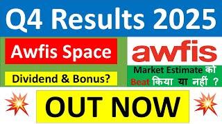 AWFIS SPACE SOLUTIONS Q4 results 2025 | AWFIS results today | AWFIS SPACE SOLUTIONS Share News today