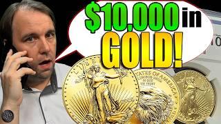 I Tried to Sell $10,000 in Gold Coins to Coin Shops... They Said THIS!