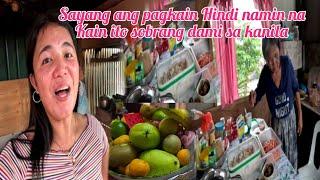 SAYANG ANG MGA PAGKAIN HINDI NAMIN NA KAIN ITO SOBRANG DAMI NITO SA KANILA SIMPLE PROVINCE LIFE