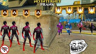 No Internet Prank | FREE FIRE FUNNY GAMEPLAY | NADIYA FF