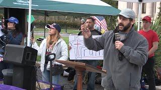 "I want political results" Chris Iller of RWAN at Black Sheep & Lions Rally Jan 6 Olympia WA