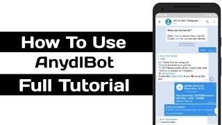 How To Use Telegram AnyDLBot | Full Tutorial