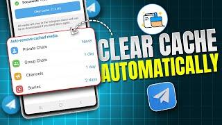 How To Clear Cache Automatically In Telegram | Manage Telegram Storage