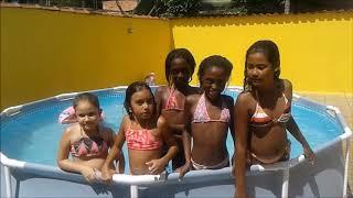 Desafio na Piscina - Mundo das Gêmeas