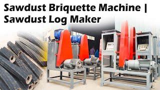 Biomass Fuel Wood Sawdust Briquette Machine - Efficient Fuel Production#biomass #sawdustbriquette