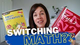 Switching Homeschool Math Curriculum II Singapore Primary Math to Saxon Math