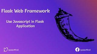 Flask Tutorial | Using #JavaScript in Flask | Python | Lets Compete