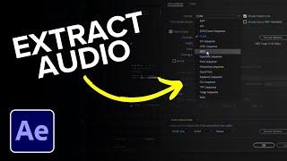 How to Extract Audio From Video in After Effects