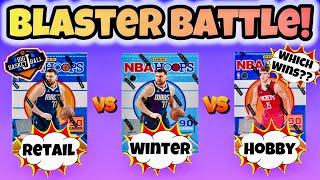 *BOX BATTLE!* 2024-25 Panini NBA Hoops Blaster Break  Retail vs Winter vs Hobby - Which Wins??