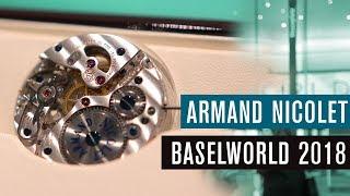 Uhren mit original Vintagewerken: Armand Nicolet @ Baselworld 2018