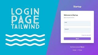 Building a Login Page with TailwindCSS ‍