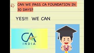 CRACK CA FOUNDATION: the most useful video you need Ca foundation exams