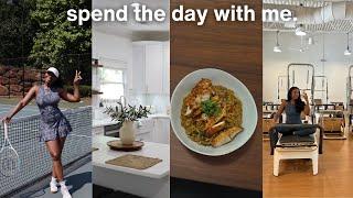 VLOG | Spend The Day With Me | speech therapy, tennis, cooking & night routine