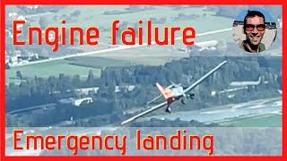 Engine failure - emergency landing with the VL3 in the French Alps - Rotax 912