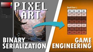 Binary Serialization and Pixel Art in C and OpenGL | Game Engineering