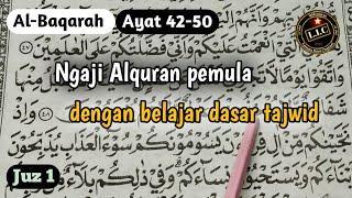 Untuk pemula yang terbata-bata belajar ngaji Alquran surah Al-Baqarah ayat 42-50 | Metode LIC