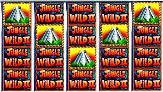 JACKPOT HANDPAY$37 BETSJUNGLE WILD 2 HIGH LIMIT SLOT MACHINE BUENO DINERO MUSEUM SLOTS WMS