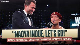 "Vacate Or Fight!"- Murodjon Akhmadaliev & Eddie Hearn Eye Naoya Inoue After Espinoza KO