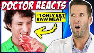 ER Doctor REACTS to MOST EXTREME Diets | Freaky Eaters