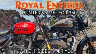 Royal Enfield Meteor 350 vs The Hunter 350 Comparison