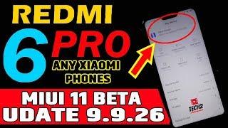 Redmi 6 pro MIUI 11 9.9.26 Xiaomi.Eu Rom Update | New Features & Animations | Full Review in hindi