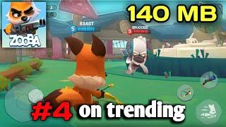 download zooba game under 140 mb in android || zooba ||