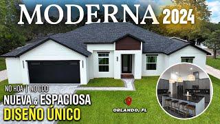 2024 La Casa MÁS MODERNA y ESPACIOSA en Orlando, FL sin HOA o CDD a mins de la UCF | Sin Alfombras