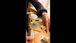 Making a Warp on a Warping Mill