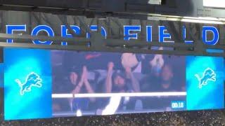 Eminem, Hailie & Mr. Porter at the Detroit Lions vs Washington Commanders Game, January 18, 2025