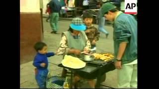 ECUADOR: PICHINCHA: CATTLE INDUSTRY GIVES WAY TO FLOWER FARMS