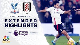 Crystal Palace v. Fulham | PREMIER LEAGUE HIGHLIGHTS | 11/9/2024 | NBC Sports