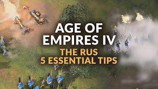 AGE OF EMPIRES 4 | 5 Essential Tips for Rus (Faction Beginner's Guide)