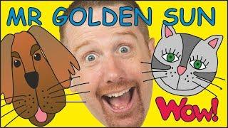 Mr. Sun, Mr Golden Sun with Steve and Maggie NEW | Stories and Songs for Kids | Wow English TV