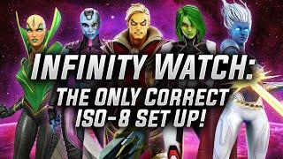 Infinity Watch: The ONLY Correct ISO-8 Set Up! - MARVEL Strike Force - MSF