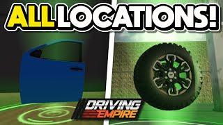 *ALL* Build-a-Truck *CHEVROLET* EVENT LOCATIONS in Driving Empire!! | Chevrolet Event!!