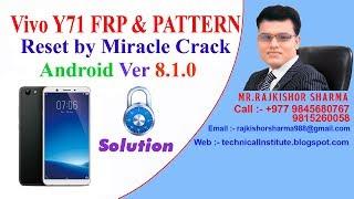 Vivo Y71 (Vivo 1724) Pattern ,  FRP Lock Remove Done  EDL Method With Miracle Box Crack