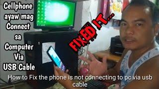 My phone is not connecting to PC via USB cable "Charging Only" Let's FIX it!!! (Tagalog)