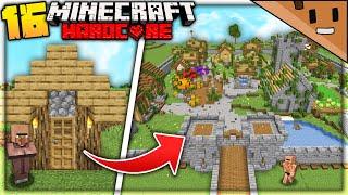 Transforming This ENTIRE VILLAGE in Minecraft Hardcore (#16)