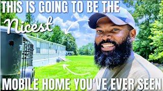 Family Completely "TRANSFORMS" 20 Year Old Mobile Home | BUILDING OUR DEBT FREE HOME"stead"