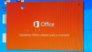 [Fix] Updating Office, Please wait a moment