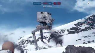 STAR WARS Battlefront: Taking on an AT-ST...